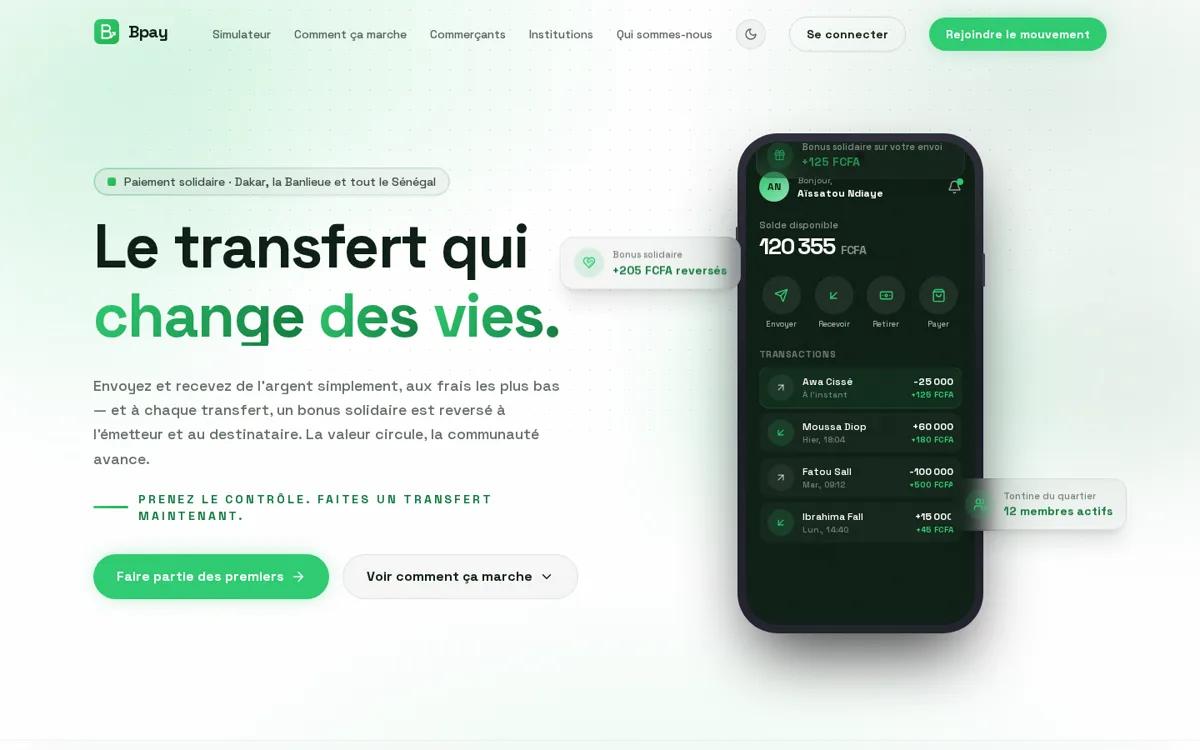 Bpay — Fintech — projet livré par Kolonell