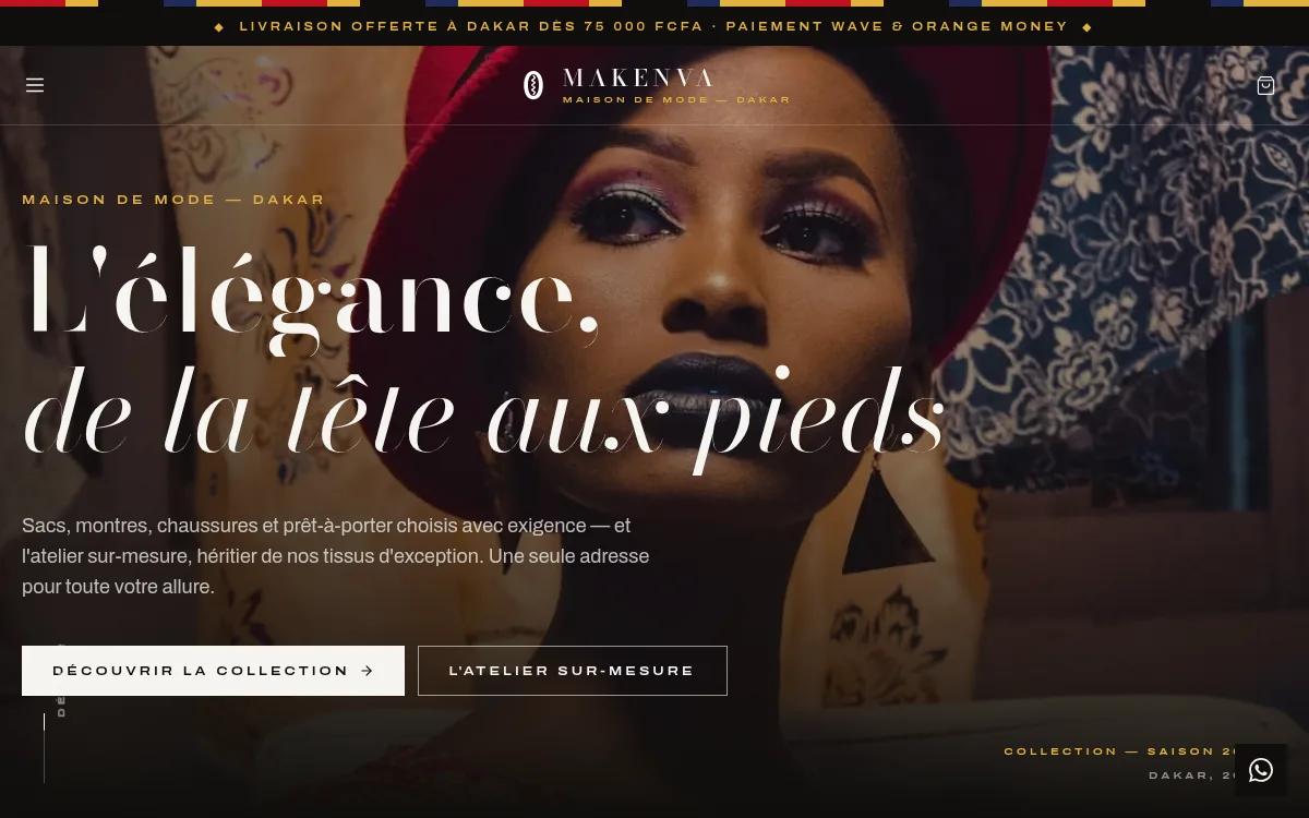 MAKENVA Mode — E-commerce · Fashion