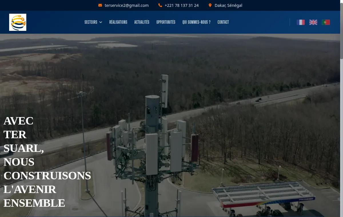 TER Services — Engineering · Telecom — projet livré par Kolonell